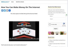 Website IMEducators.com – Custom Website Approved for Google Adsense
