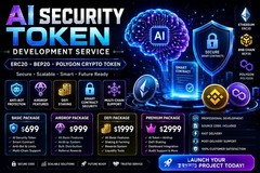 AI-Powered Security Token Development Services on ERC20, BEP20 & Polygon