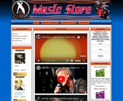 MUSIC MONEY MAKING STORE Affiliate Website+Amazon+Google Adsense