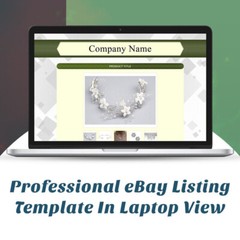 Mobile Responsive HTML eBay Listing Template Auction Template Universal