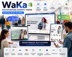 Waka – Multipurpose Shopify Theme | Responsive eCommerce | Mobile Optimized