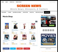[NEW DESIGN] * MOVIE & TV NEWS * website business for sale w/ AUTOMATIC CONTENT