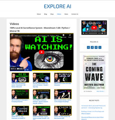 [NEW DESIGN] * Explore AI Website * Artificial Intelligence Blog AUTO CONTENT
