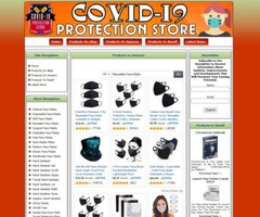 Pandemic Protection Products Website, Amazon Store, Adsense Earnings