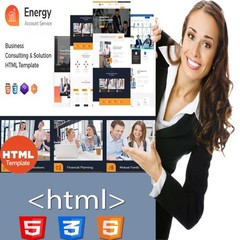 Business Consulting | Full HTML Website Template- Financial website