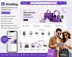 ShoMog – Multipurpose Shopify Theme | Responsive eCommerce | Mobile Optimized