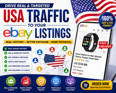 Drive USA SEO Traffic to eBay Listing | Real Visitors | Boost Exposure