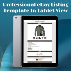 eBay Listing Template HTML Professional Mobile Responsive Design 2019 Universal