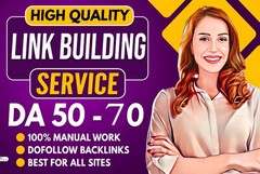 I will do 1500 manual link building off page SEO backlinks for website ranking