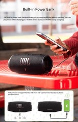 JBL CHARGE6 Music Shockwave 6th Generation Dustproof and Waterproof Bass Speaker