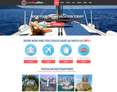 Automatic TRAVEL Booking Site – Hotel Flight Cruise Rental Car Make $1-4 p/Lead