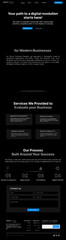 Digital Revolution Website Template | Enterprise Software Landing Page Modern 