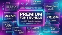 Ultimate Digital Mega Bundle | Fonts + Clipart + SVG + Coloring Books