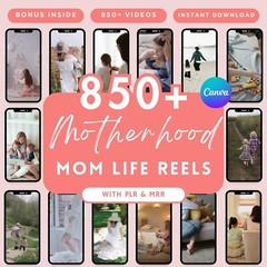 850+ Faceless Motherhood Reels Bundle with MRR