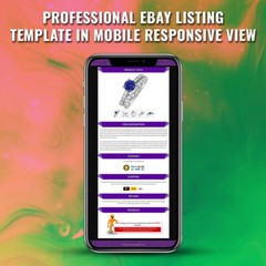 eBay Listing Templates Mobile Responsive HTTP 2019 Secure for Jewelry Watches