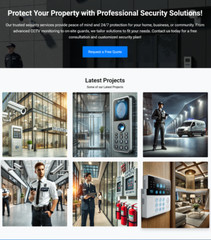 Security Services Business Website for sale | Ready-to-Use Professional Platform