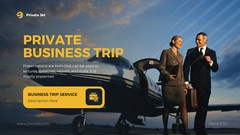 Website Landing Pages For Private Jet Template Flight Ticket Booking