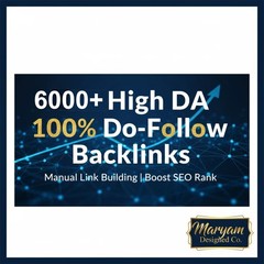 🚀 6000+ High DA 100% Dofollow Backlinks | Mega SEO Boost | Manual Link Building