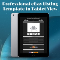 eBay Templates, Auction Mobile Responsive html Templates 2019 Ready for Jewelry