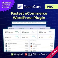 🥷 FluentCart Pro Official License ‒ Lifetime / Yearly