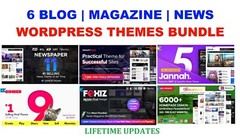 6 BLOG, MAGAZINE | NEWS WP THEMES NEWSPAPER SMARTMAG JANNAH BIMBER FOXIZ SOLEDAD