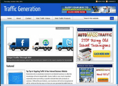 Turnkey Traffic Generation Niche Blog Website