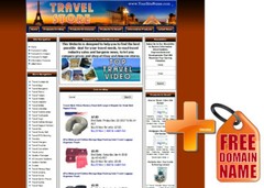 Amazon Store Travel Website for Sale. AdSense, Youtube, Automated RSS News