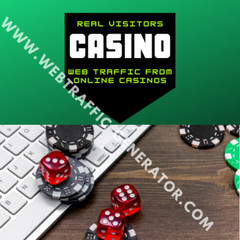*SALE* 1 month visitors from popular online CASINO PLATFORMS to your website!!