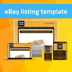 HTML eBay Template – Responsive Natural- Mobile Optimized + Editor