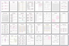 50 Editable Canva Planners Template
