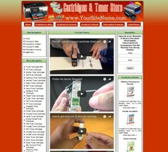 Printer Cartridges Printer Parts Store Turnkey Online Business Website For Sale