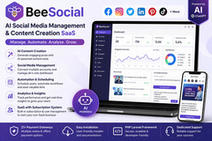 BeeSocial – AI Social Media Management | Content Creator, Scheduler, Analytics