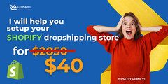 I Will Help you set up your Shopify Dropshipping Website