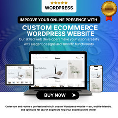 Custom E-Commerce WordPress Website – Professional and Responsive Web Design