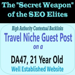 Premium SEO Guest Post on my DA40+ Travel Blog with Dofollow backlink