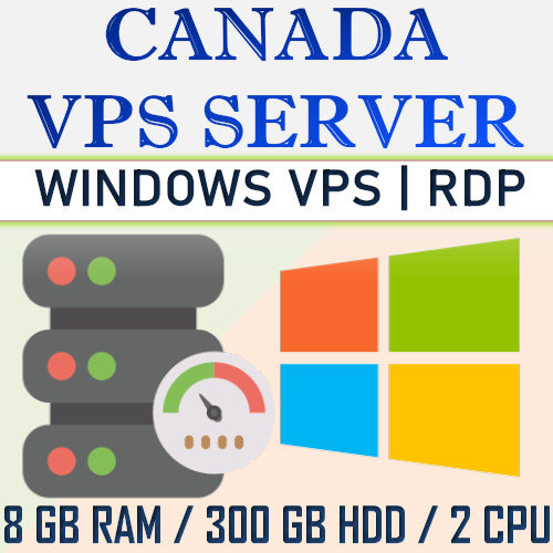 2 Qty – VPS Server / RDP Server / VPS Hosting – 8GB RAM + 200GB HDD