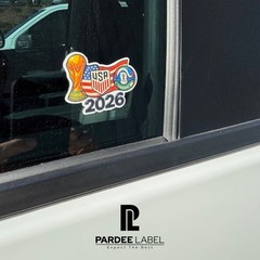 FIFA World Cup 2026 USA Stickers – Pack of 12 | High Quality Gloss Vinyl | 1.5”