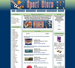 SPORT STORE WEBSITE FOR SALE. Amazon Store, Google Adsense