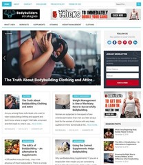 DFY BODYBUILDING WORDPRESS THEME+FREE SETUP PRE-DESIGNED BANNERS AND ADS