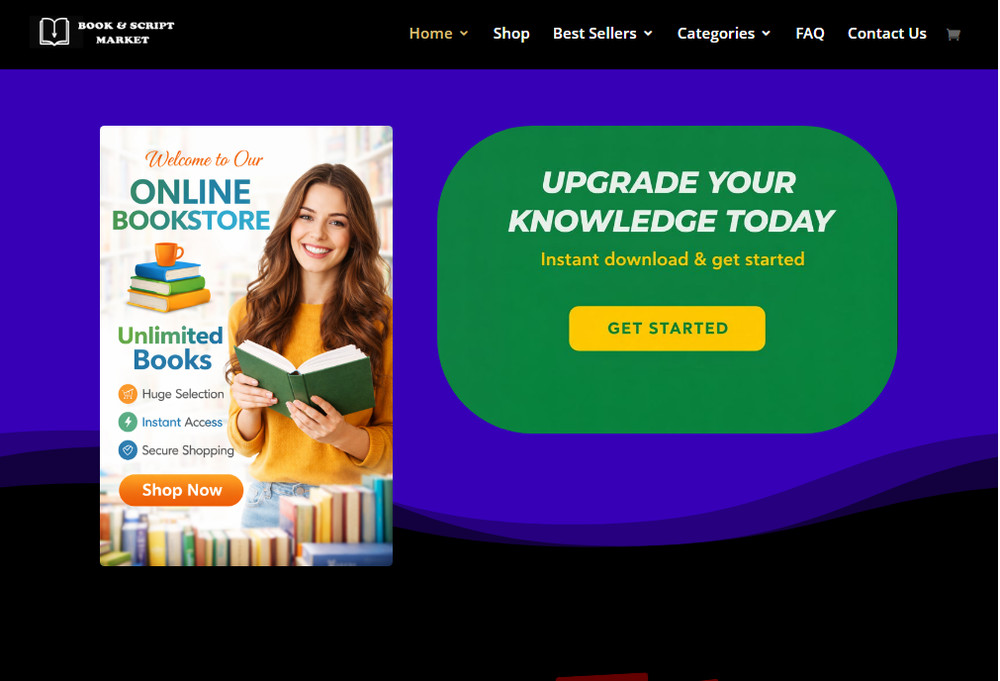 Book Selling Website | Automated | Free Host | Unlimited Books 300 + books