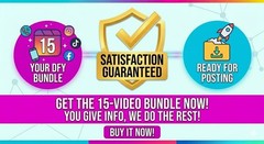 15 Custom Short Video Bundle TikTok Reels YouTube Shorts Marketing DFY Content