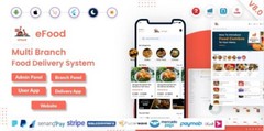 eFood v8.0 – Food Delivery App with Laravel Admin Panel + Delivery Man App