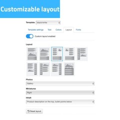 HTML eBay Template – Responsive Professional – Blue – Mobile Optimized + Editor