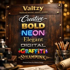 260,000 Premium Fonts Collection Instant Digital Download For Designers & Creat