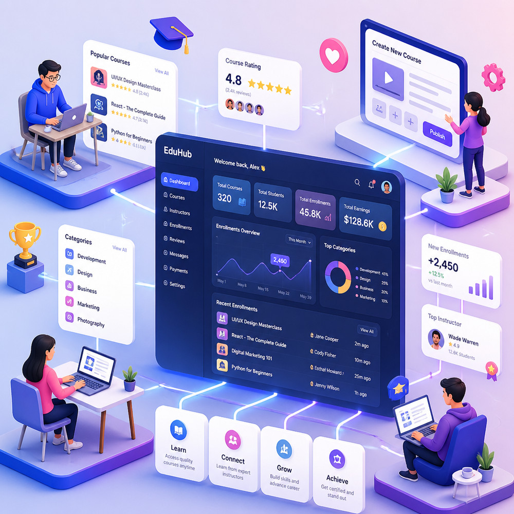 Academy LMS Script | PHP eLearning Platform | Course Marketplace System
