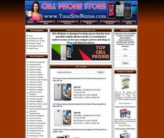 Cell Phone Store Business Website For Sale