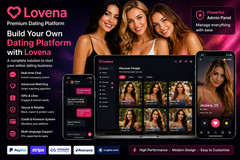 Lovena – Modern Dating Platform | Chat, Matching System, Payments, Customizable