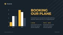 Website Landing Pages For Private Jet Template Flight Ticket Booking