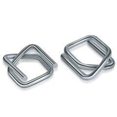 100 Pack 1/2″ Heavy Duty Galvanized Wire Buckles for Cord Strapping Banding