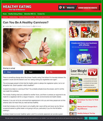 HEALTHY EATING Website Business For Sale – Work From Home Business Opportunity